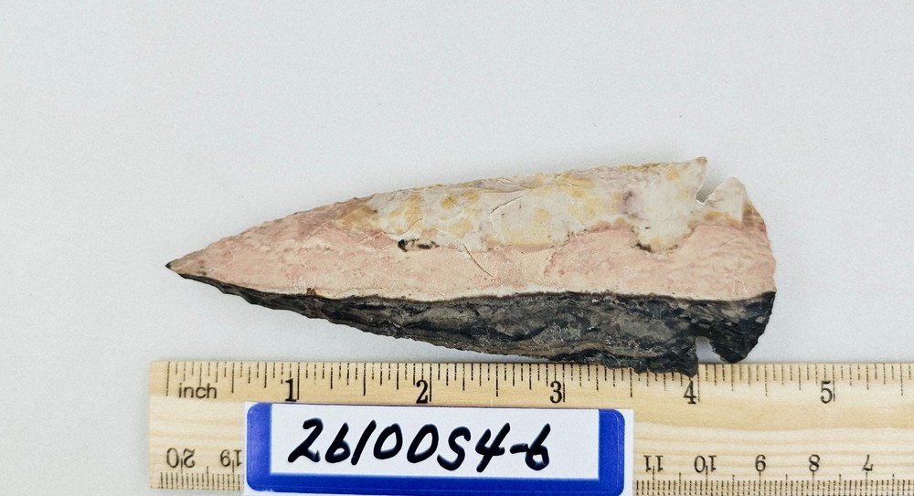 4.5" Spearhead - Lance Head - Drill Point - Hand Knapped Agate