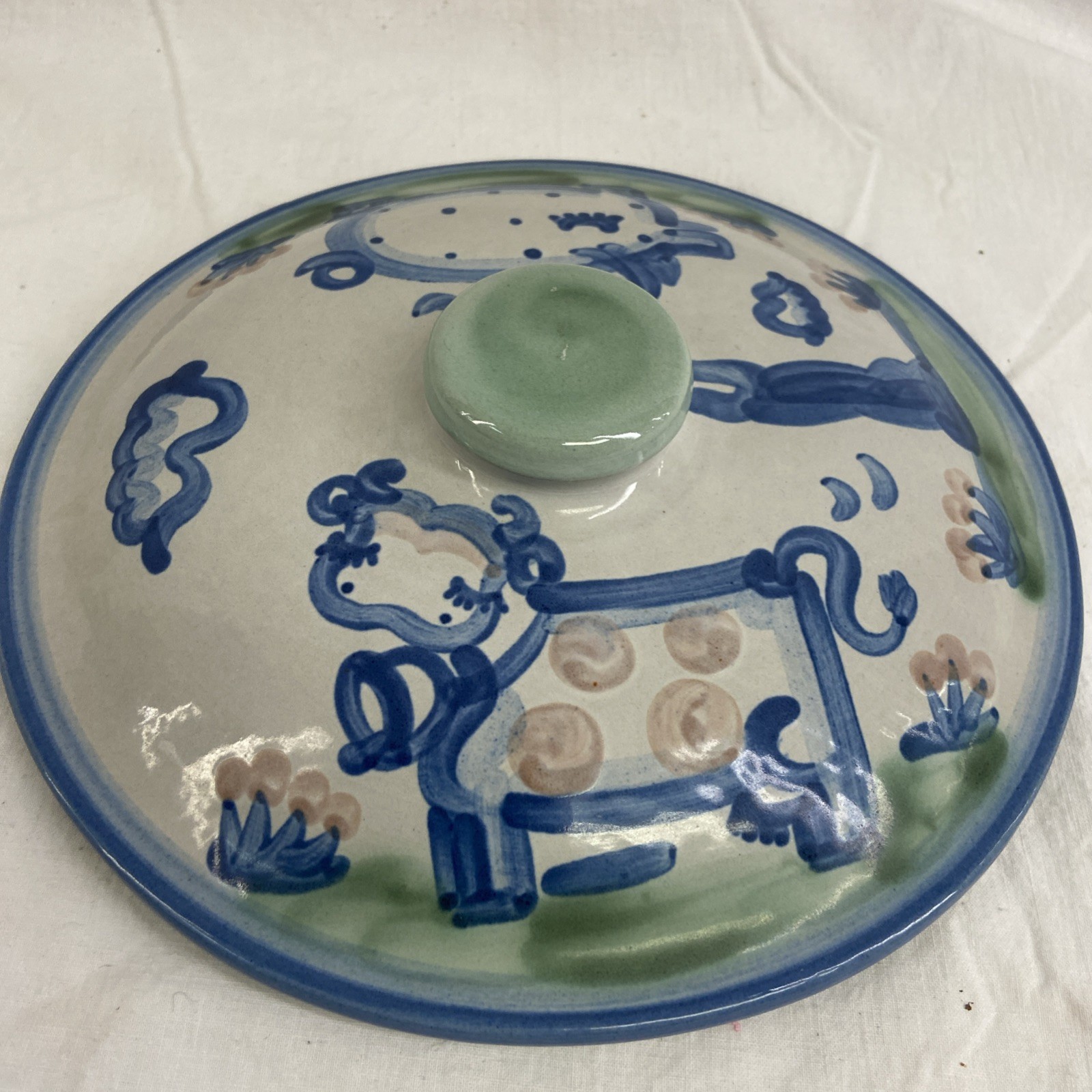 Vintage M.A. Hadley Replacement Lid 8.5"