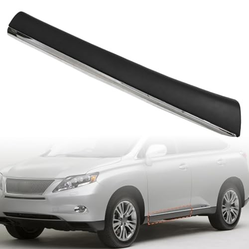 Black Driver Left Side Front Door Lower Molding 75072-0E010 Compatible with