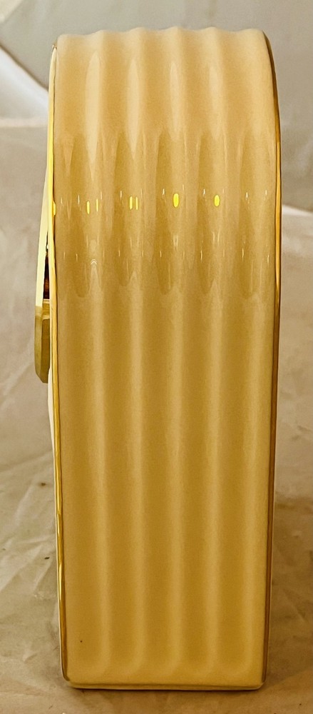 Lenox Flower Quartz Mantle Clock - Meridian Pattern