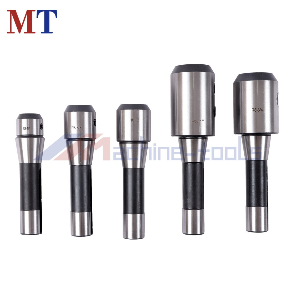 5PC R8 End Mill Holder Set Complete 1/4" to 1" Conversion Kit