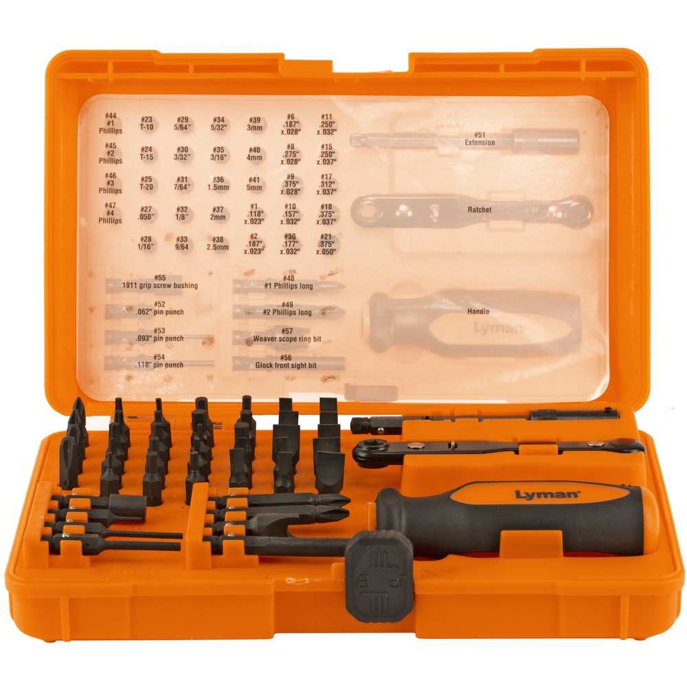Lyman Master Gunsmith Tool Kit 45 Piece Set 7991360