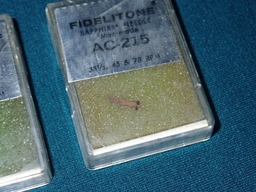 Fidelitone AC148 & AC215 Sapphire Needles, NOS