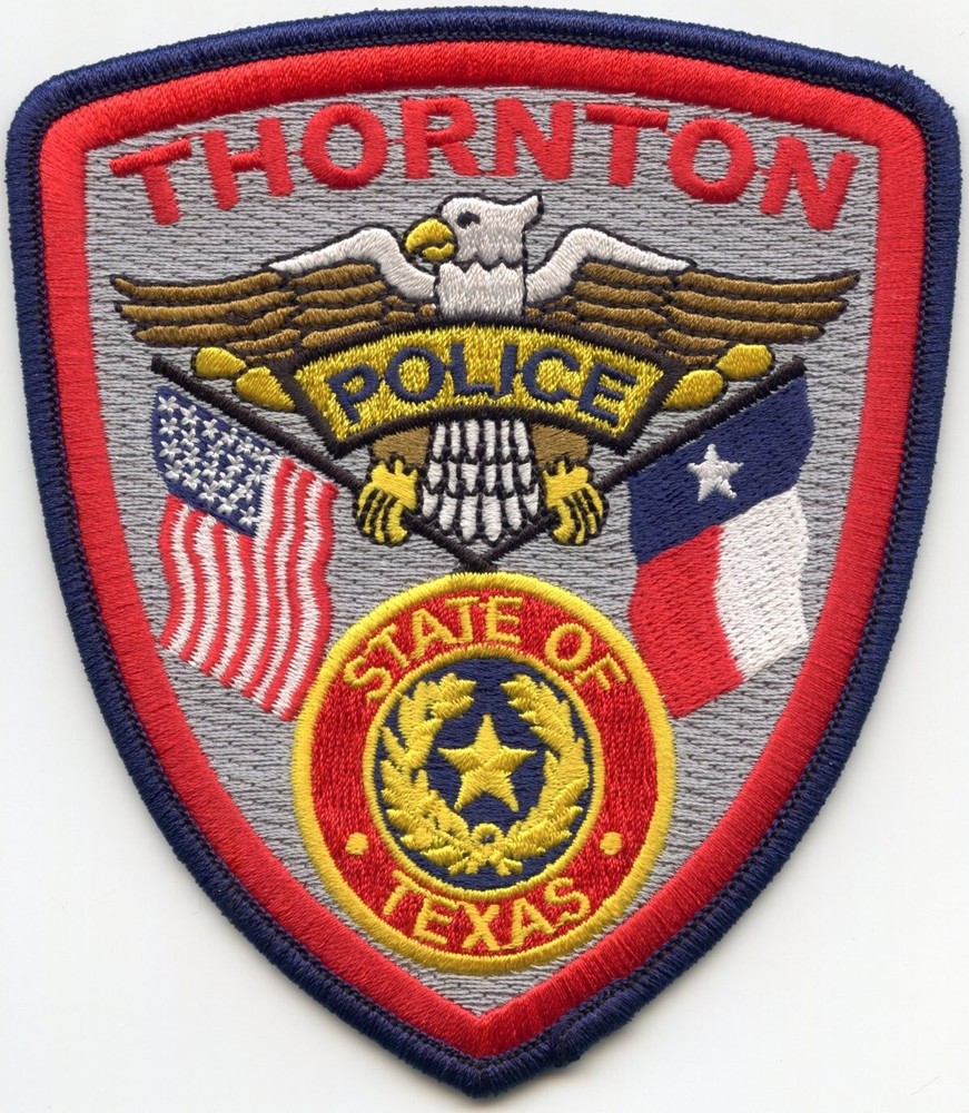 THORNTON TEXAS State Flag POLICE PATCH