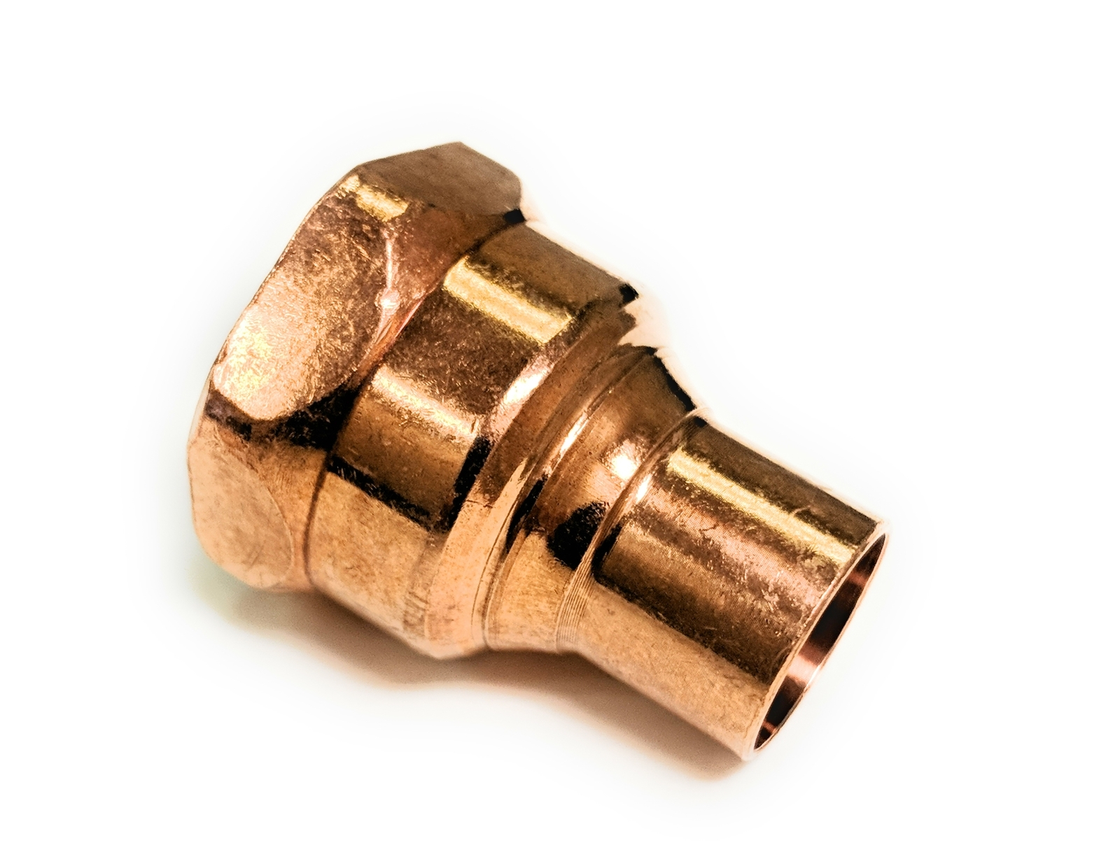 Wrot Copper Pressure 1" Copper X 3/4" Fitting Female Reducing Adapter 2 Pack