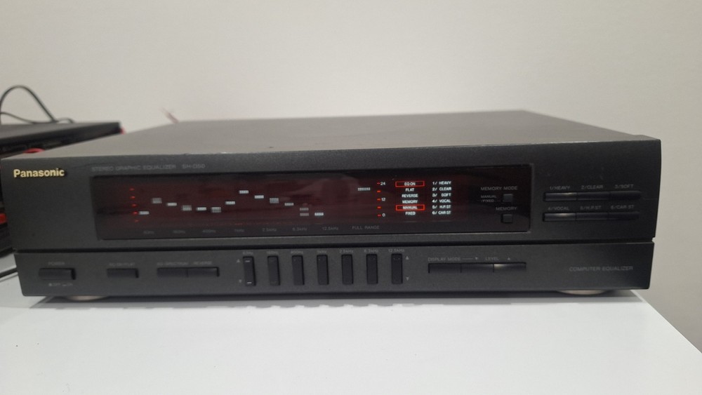 [ Add Video ] Panasonic SH-D50 Graphic Equalizer Vintage Tested EQ Function