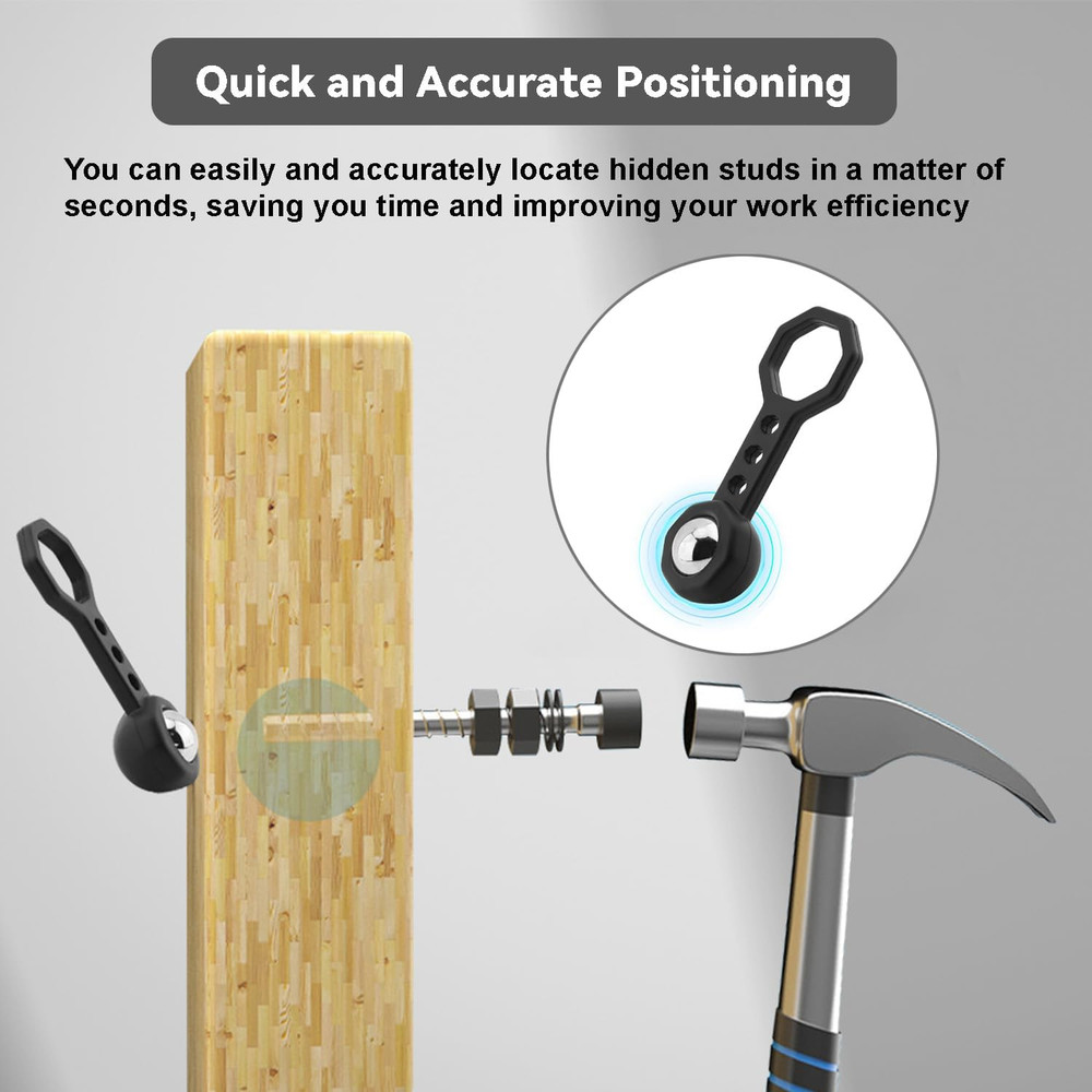 2 Pcs Stud Finder Wall Scanner, Magnetic Metal Tool...