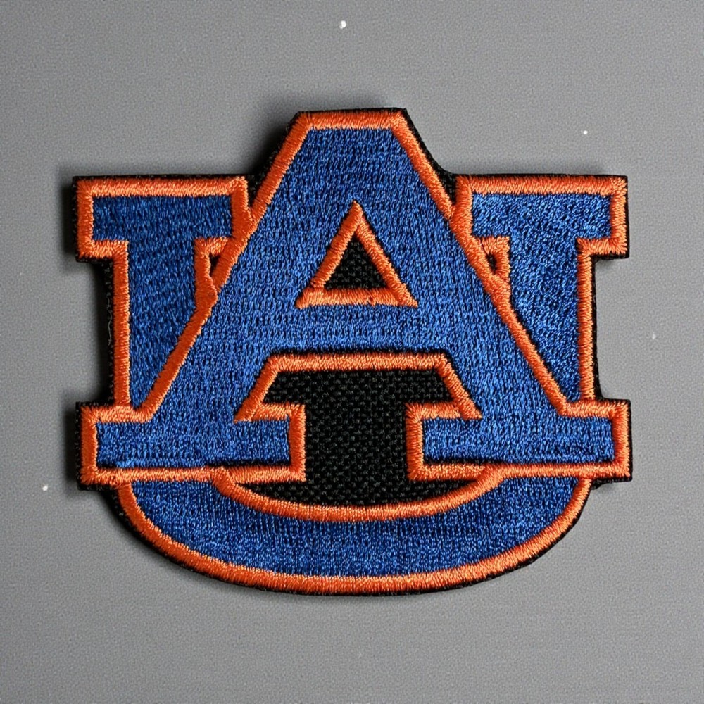 Auburn Tigers Embroidery Patch Multi sizes 2" x 2" - 3" X 2.5"