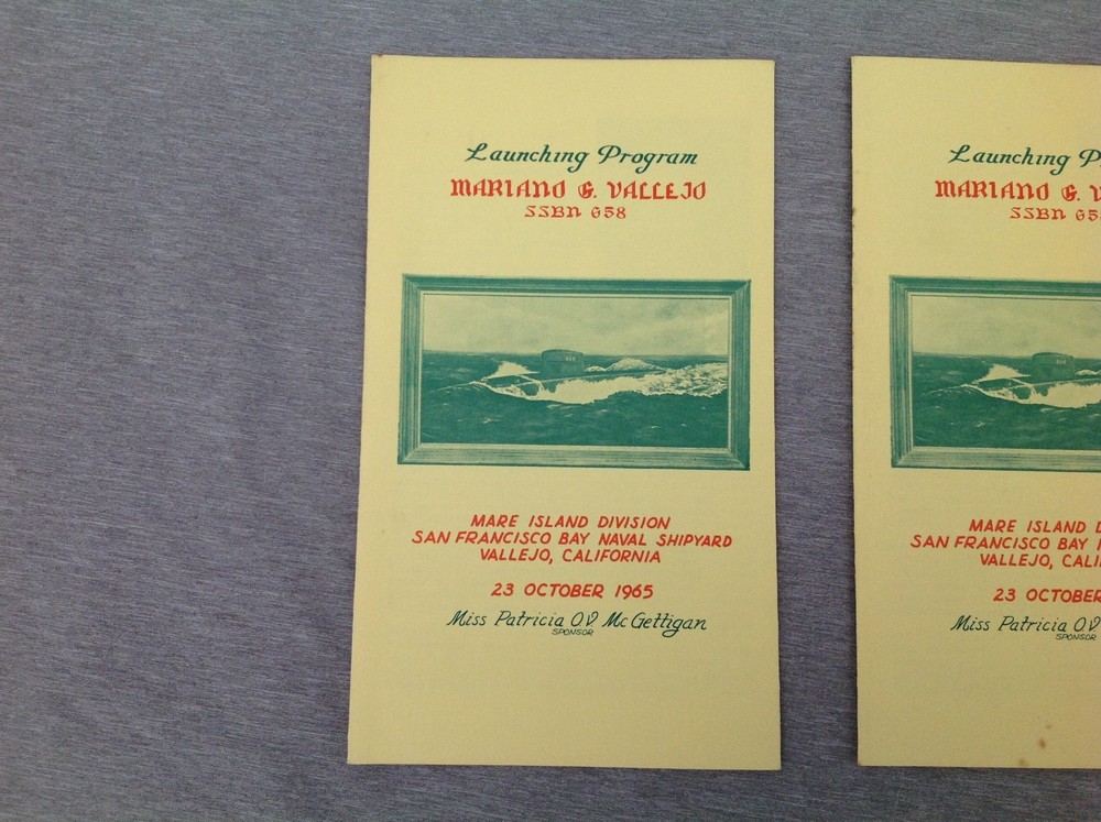 3 1965 Mare Island Navy Yard Programs