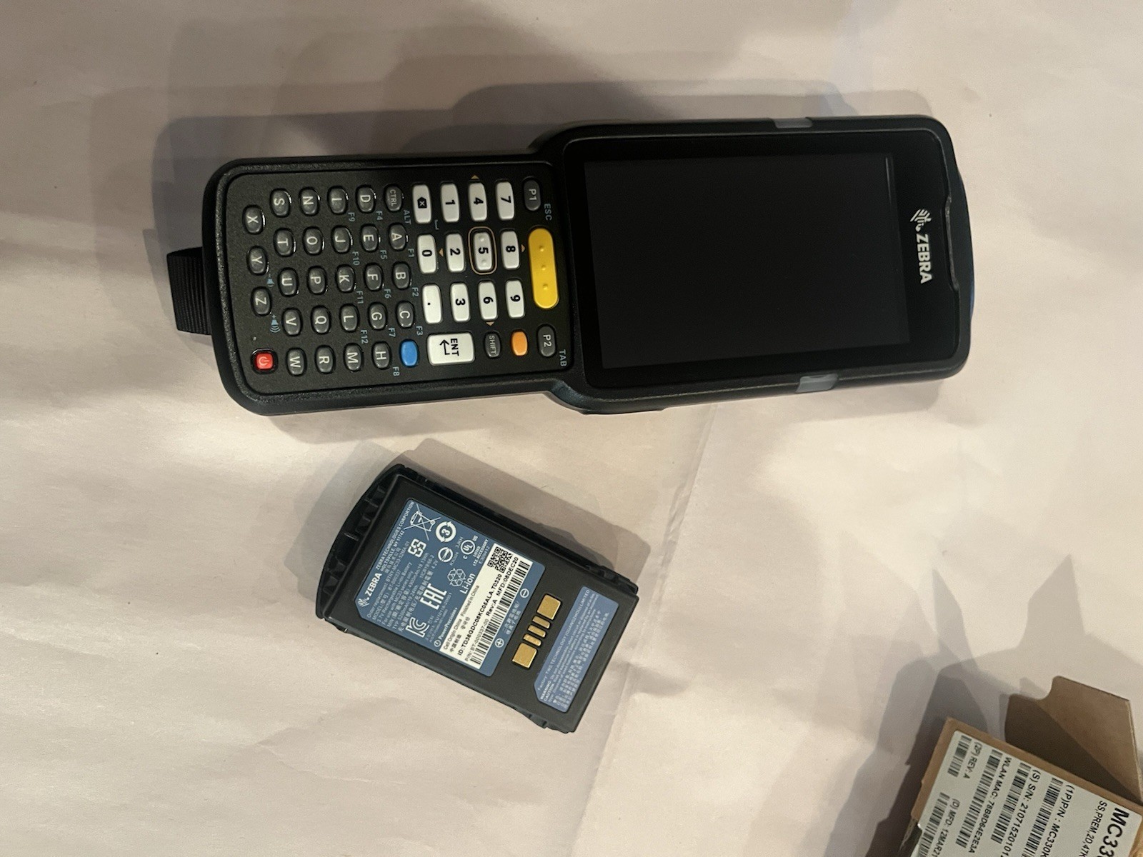 Zebra MC3300 MC330K-SI4HA3US-DT Mobile Computer Barcode Scanner 47 Key 2D