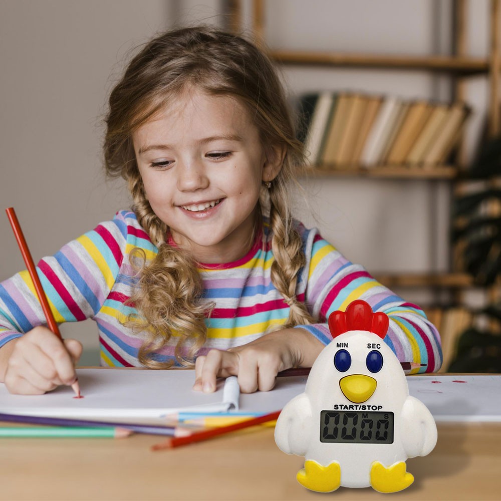 Kitchen Electronic Chicken Timer LCD Digital Display Birthday Present Tools CW