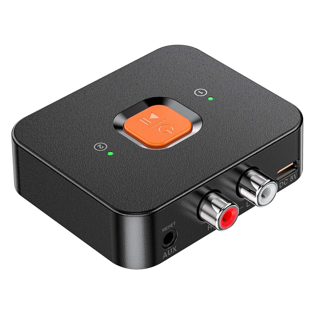 Wireless Bluetooth 6.0 Receiver with 3 Cables 3.5mm Aux RCA Adapter Complete Set