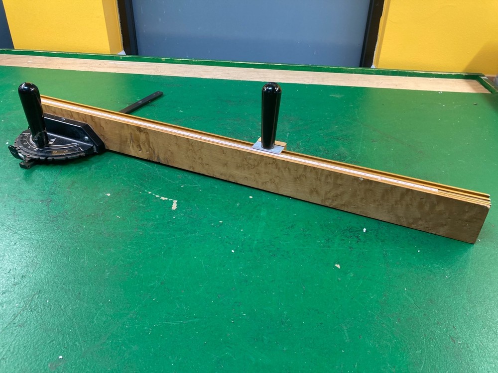 Delta Table Saw miter gauge push w/ extended rail and repeatable stop