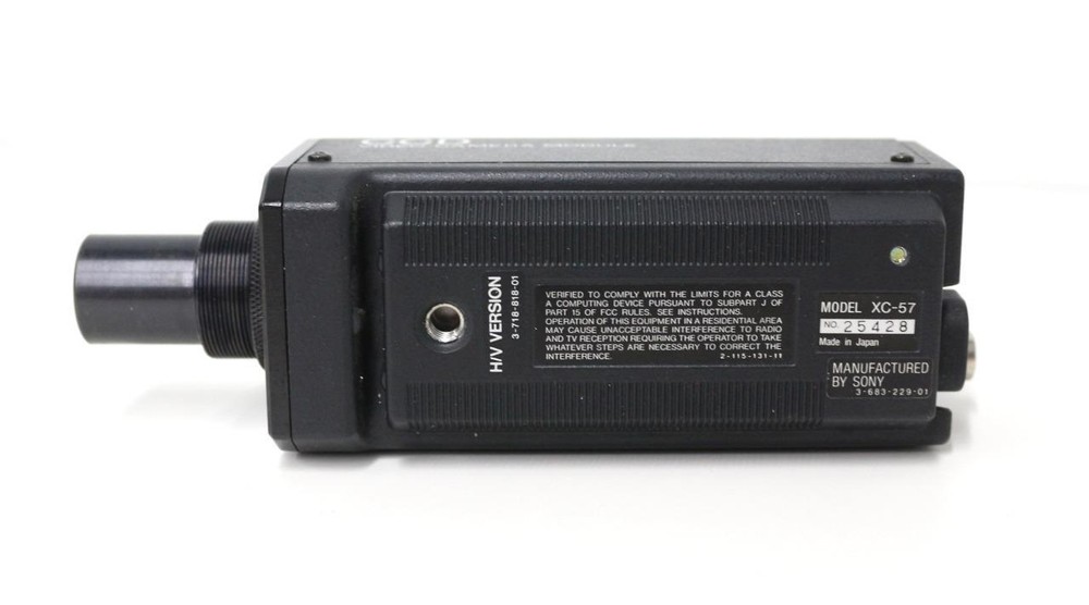 Sony XC-57 CCD Video Camera Module w/CMA-D2 Camera Adaptor & Gaertner Microscope