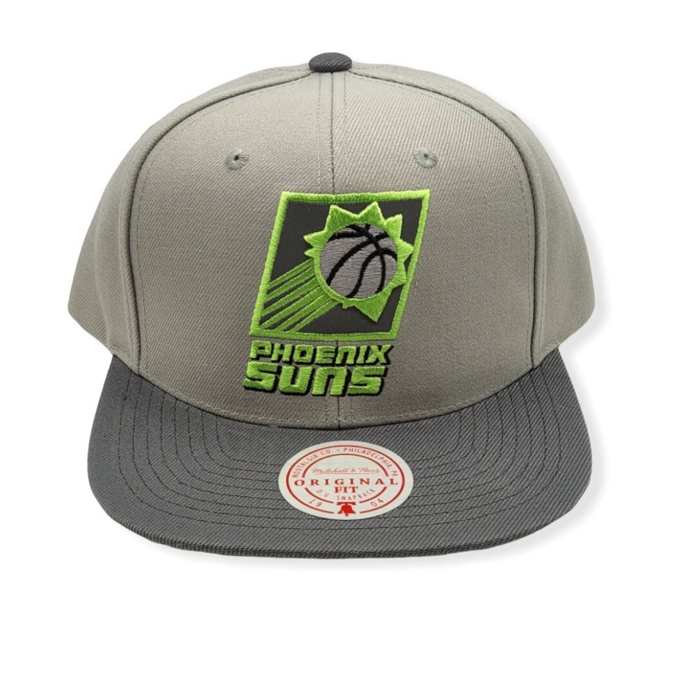 Mitchell & Ness Phoenix Suns Green Bean HWC Grey Adjustable Snapback Hat Cap