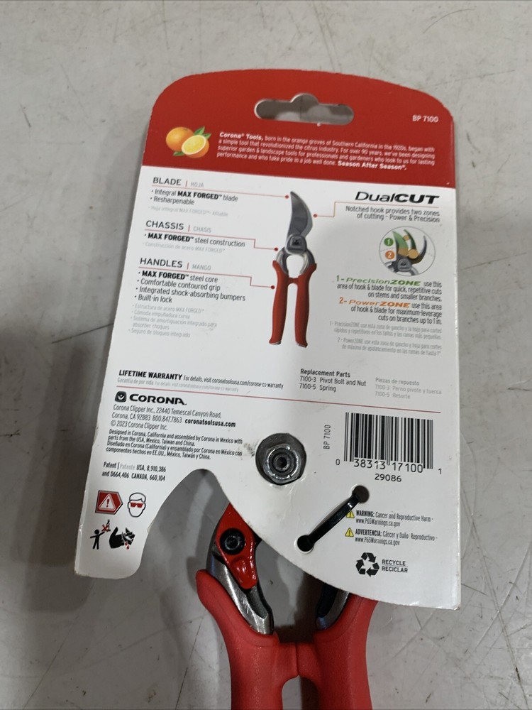 Corona Clipper, Dual Cut Hand Pruner, BP 7100D