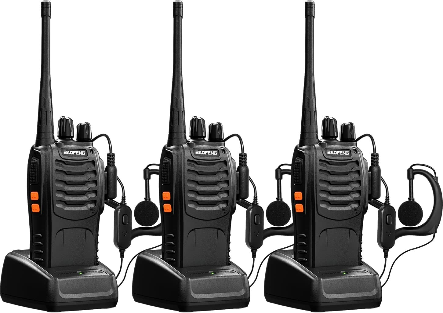 Baofeng Pofung BF-888s UHF 400-470MHz ABS Two-way Ham Radio Walkie Talkies 1pc