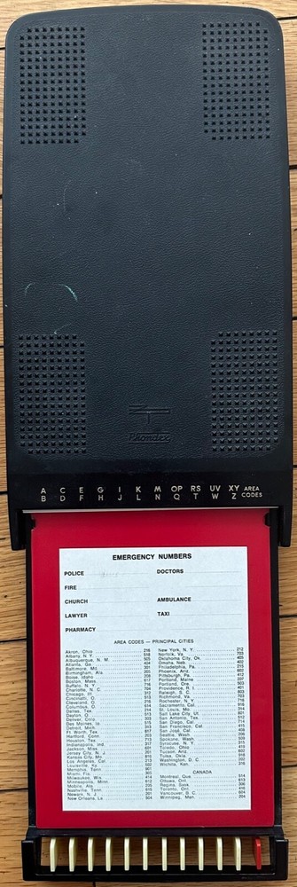 Memindex Phondex Office Phone Number Organizer