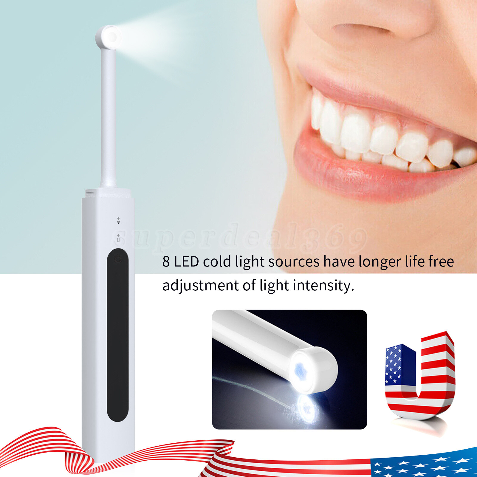 Wireless Oral Dental Intraoral Camera HD 1080p WIFI Endoscope Teeth Mirror ns