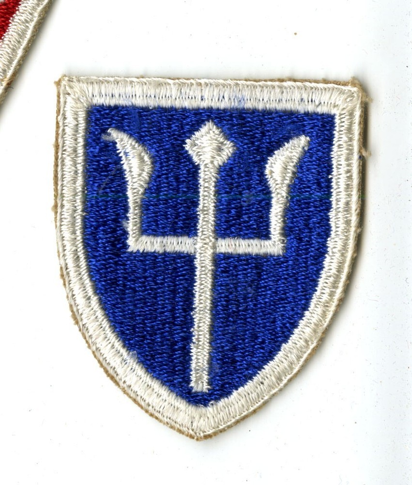 97th Infantry Division White Back Patch WWII Original Germany Czechoslovakia