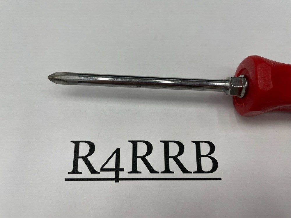 Snap-on Tools USA NEW RED Hard Handle #2 Phillips Screwdriver SDDP42IRAR