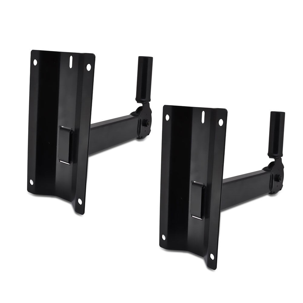 PYLE PSTNDW15 - Dual Universal Adjustable Wall Mount Speaker Bracket Stands