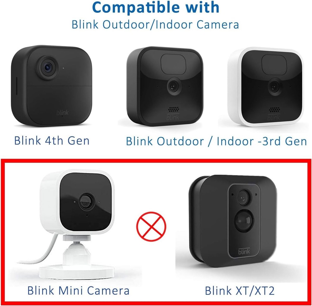 Blink Outdoor 4 2 Cameras Mount System with Sync Module XR HD Smart Security Wir