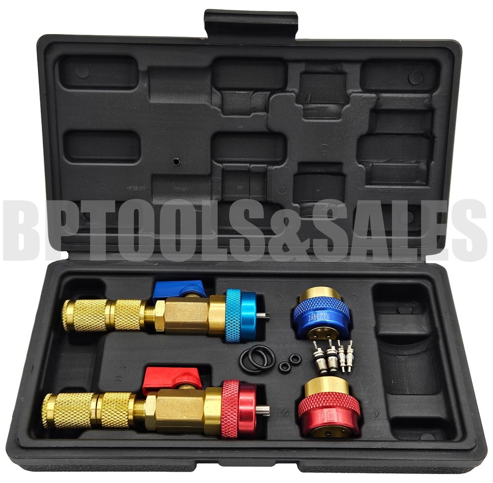 R134A R1234YF Valve Core Remover Installer Tool Kit Replace Schrader Valve Tool