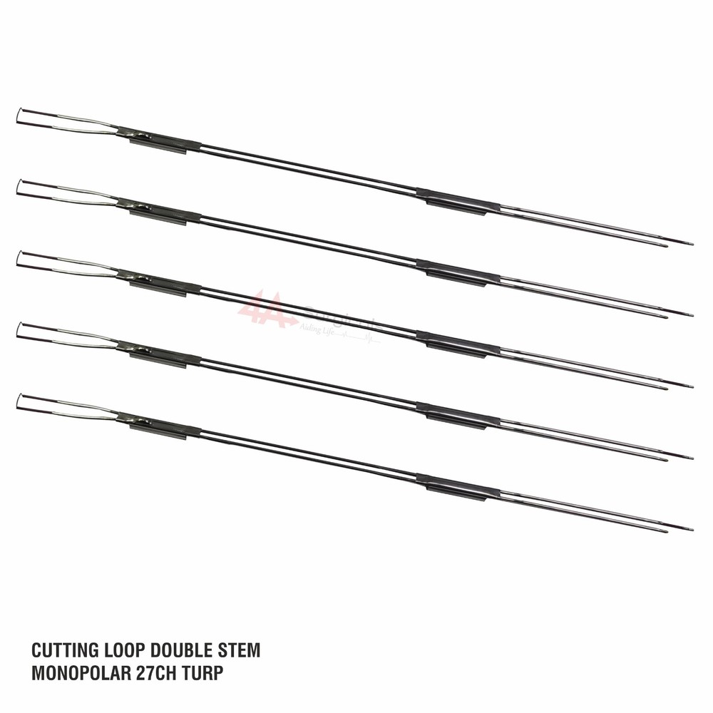 4A CUTTING LOOP MONOPOLAR DOUBLE STEM 27Fr SET OF 5