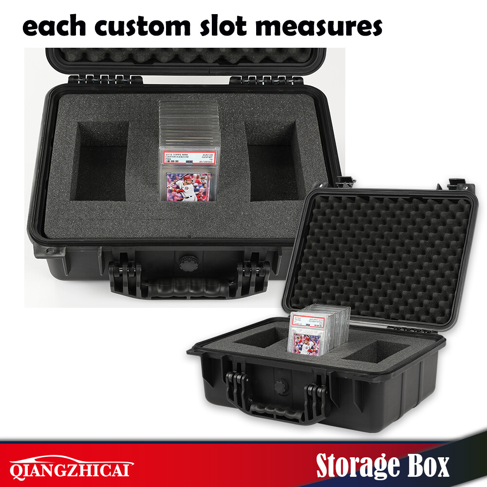 Graded Card Storage Box Set Storage Weatherproof Case Slab Holder Protector