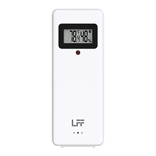 Wireless Remote Sensor With Indoor Outdoor Temperature and Humidity, LCD