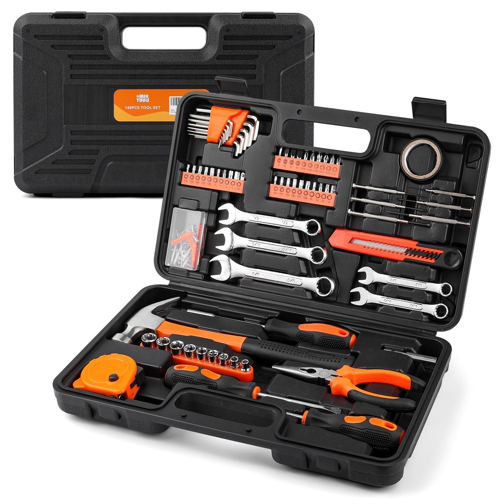 MLKTUULS Tool Set 148PCS, Automotive and Household Kit, Basic Box...
