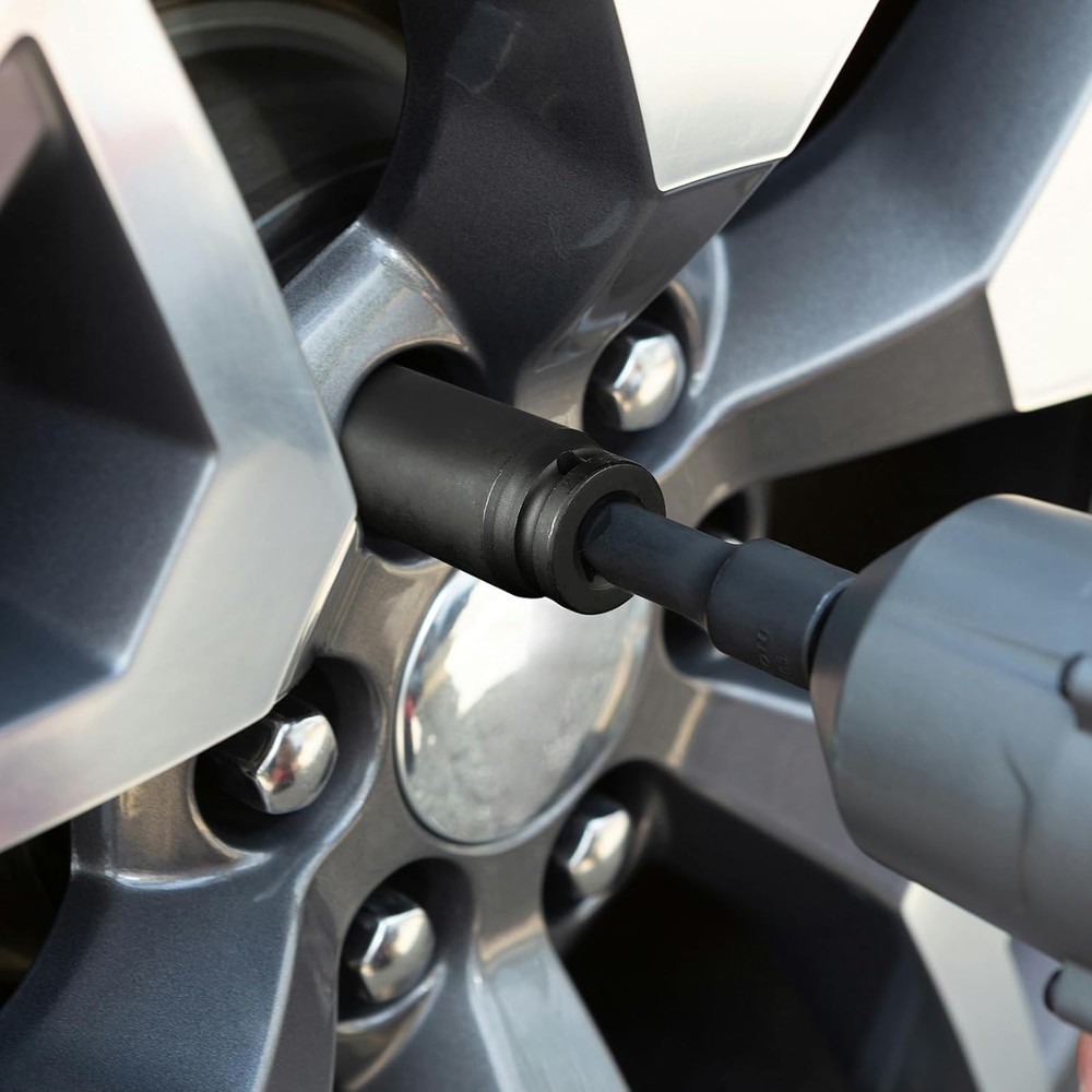 MAXPOWER 3/8 Inch Drive 9/16 Deep Impact Socket with 6-Point