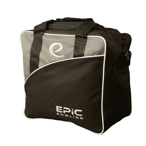 Epic Simple Charcoal 1 Ball Single Tote Bowling Bag