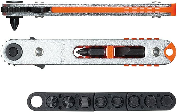 VESSEL TD-76 Flat-shaped Ratchet & Screwdriver Bits Set JAPAN Import