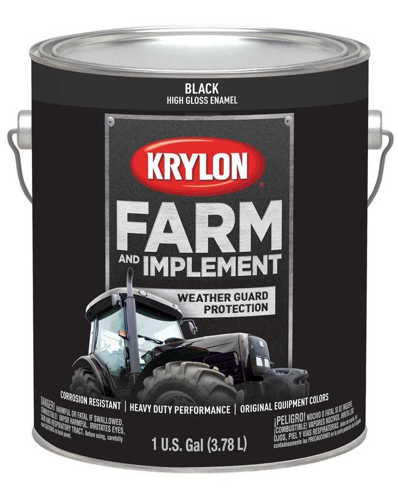 Krylon 1962 Gloss Black Farm & Implement Gallon