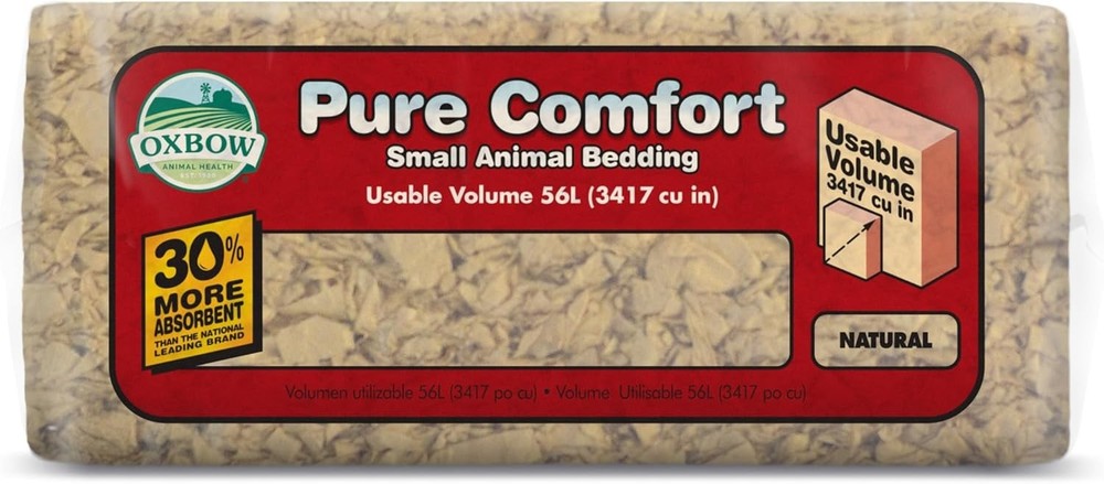 Pet Safe Bedding for Small Animals - 56L Odor-Control & Easy Cleanup Solution