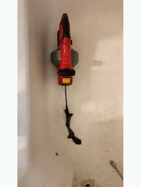 20V Cordless Drain Auger 25ft Auto-Feed Snake Kit