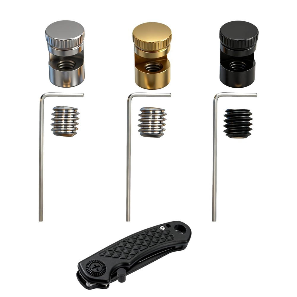 9pcs Universal Quick Open Thumb Studs Replacement Compatible with Kwik, Knife...