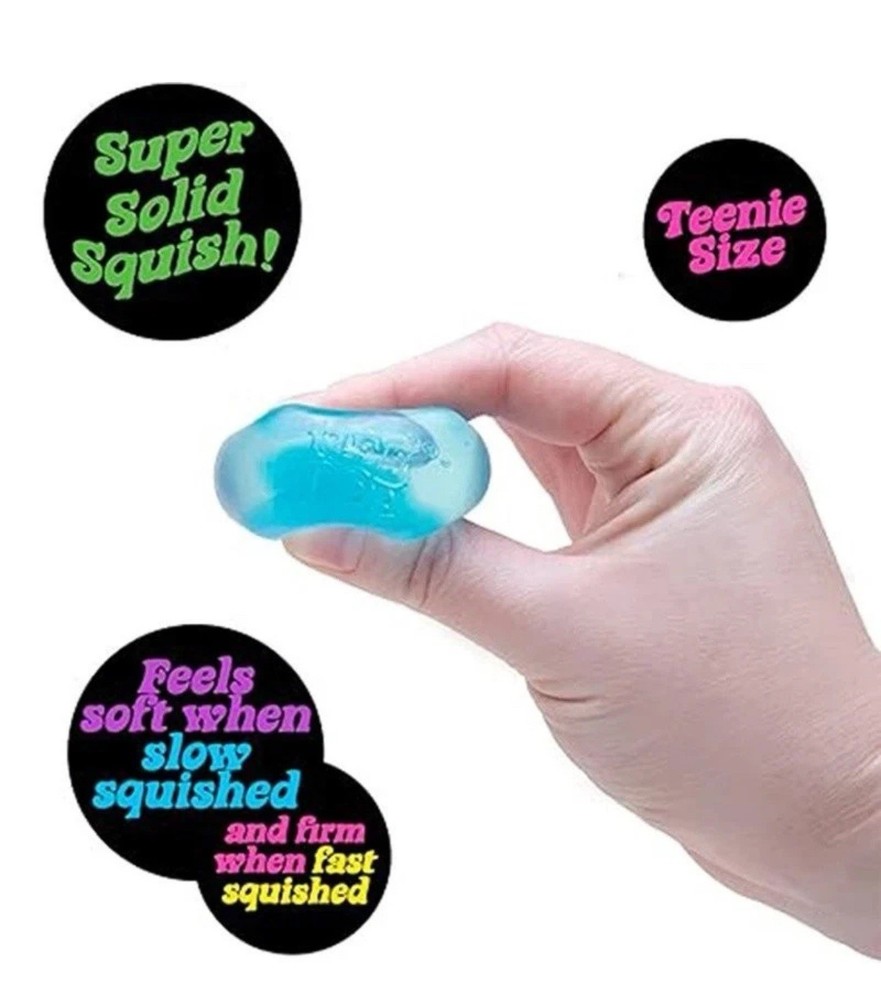 Nee Doh Nice Cube - Super Solid Squish! (Blue) - Brand New/Factory Sealed! CE