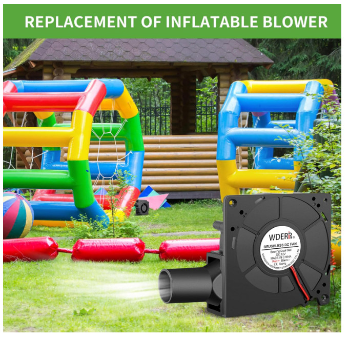 120Mm Small 12Volt Electric BBQ Blower Fan with Adjustable Controller for Squirr