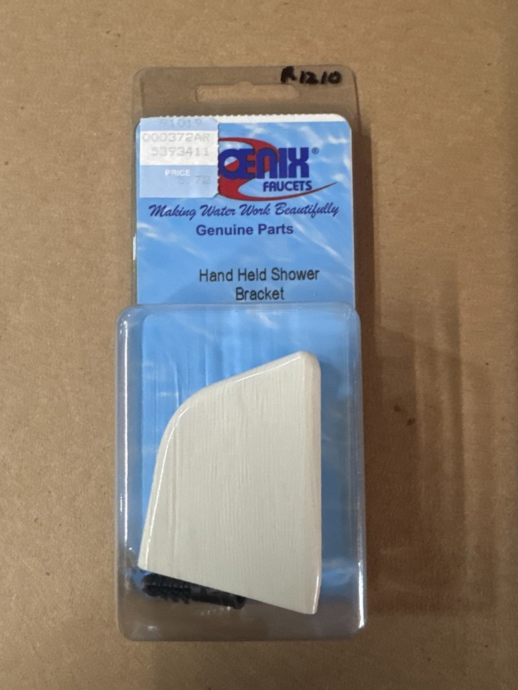 Phoenix faucet handheld shower bracket white