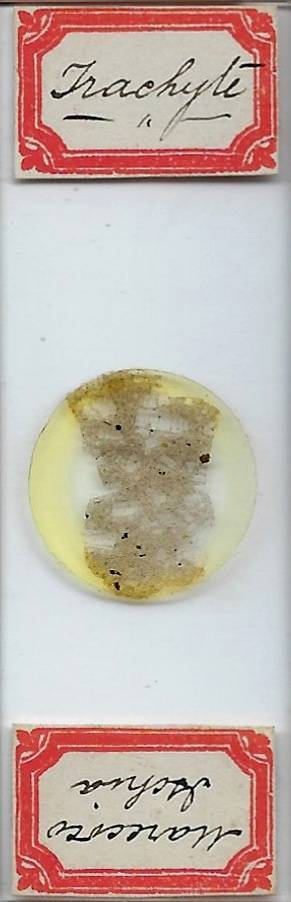 Trachyte from Marecoco Ischia Italy Petrographic Microscope Slide