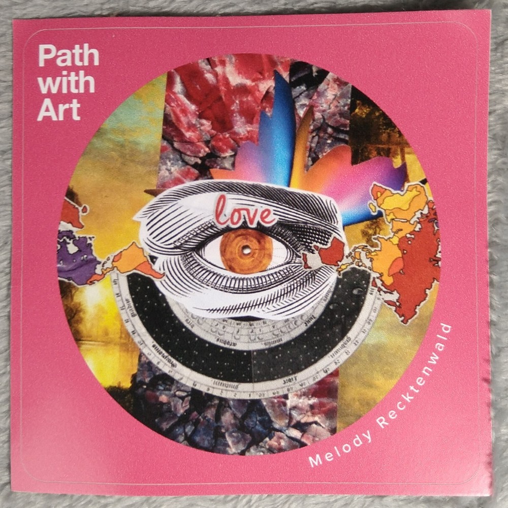 Melody Recktenwald Path With Art Sticker Veterans Arts Programs Seattle WA Love