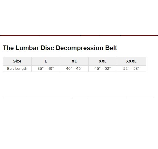 Lumbar Disc Air Decompression Traction Belt inflatable Spinal support Size Large