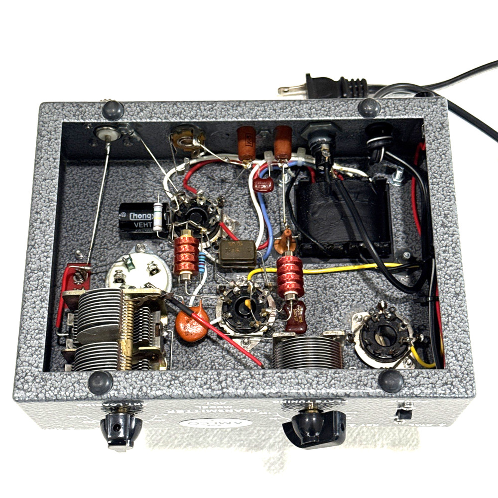 AMECO® AC-1T CW transmitter for 3.5MHz-7MHz-10.1MHz-14MHz FINISHED REPLICA