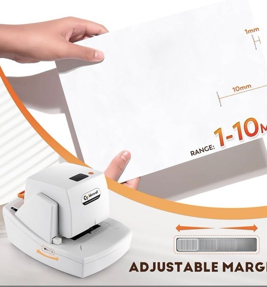 Automatic Heavy Duty Electric Stapler, 70-75 Sheets Capacity, with 6000 Stapl...