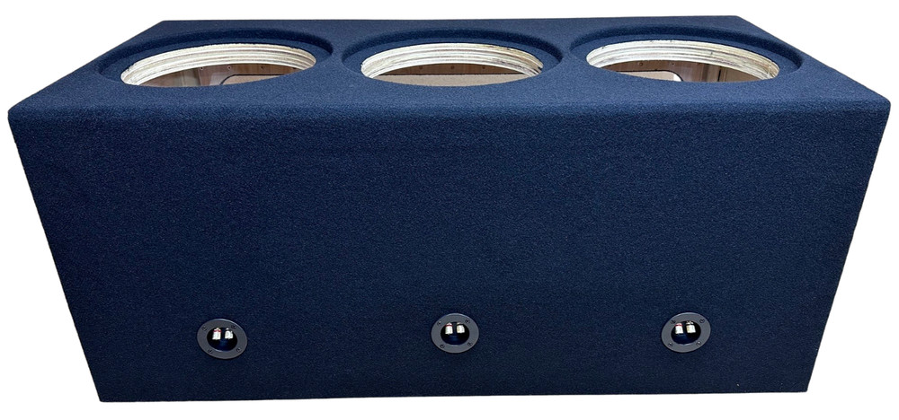 Custom Ported Sub Enclosure Box for 3 12" Subs - 2.5 CF / Sub BIRCH - Plexiglass