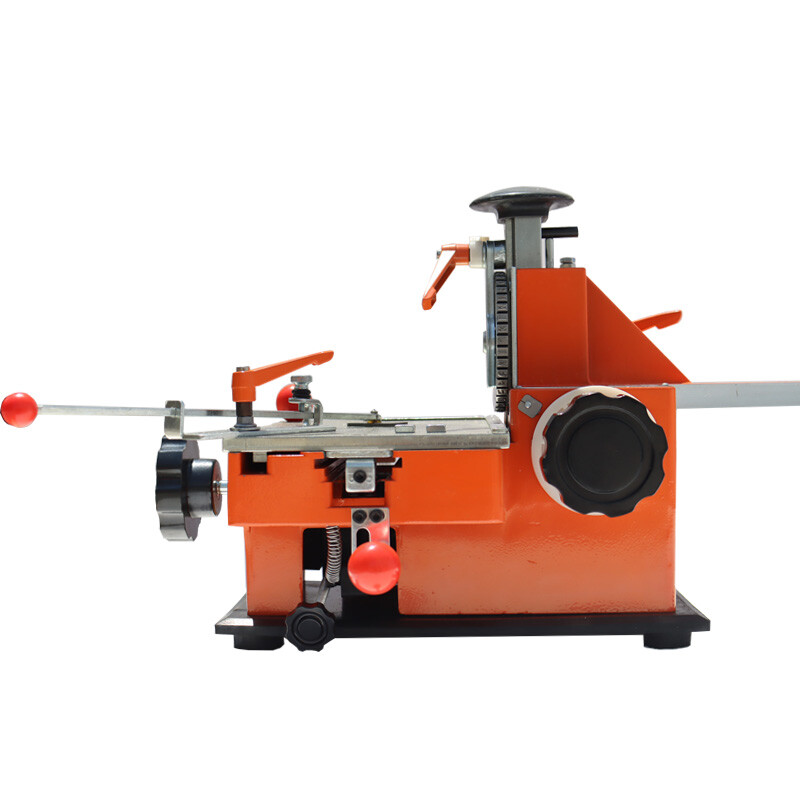4mm Semi-automatic Nameplate Marking Machine Engraving Embossing w/ Work Fixture