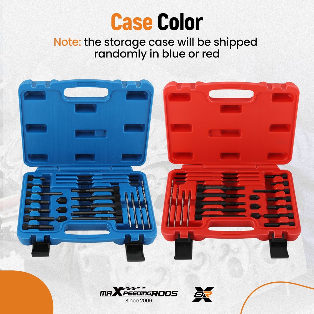 Glow Plug Electrodes Remover Extractor Remover Tapper Tool Kit M8&M10 Threads